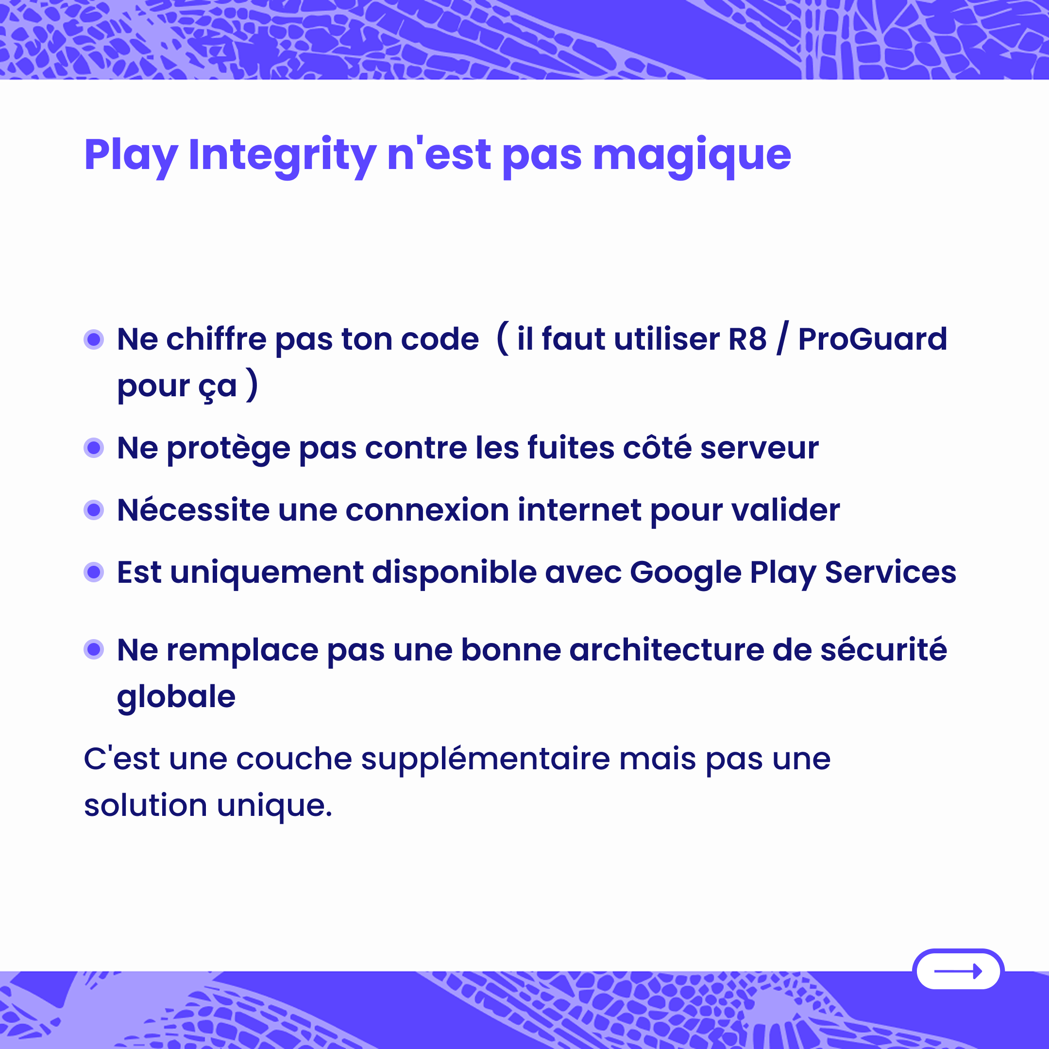 Play Integrity n'est pas magique