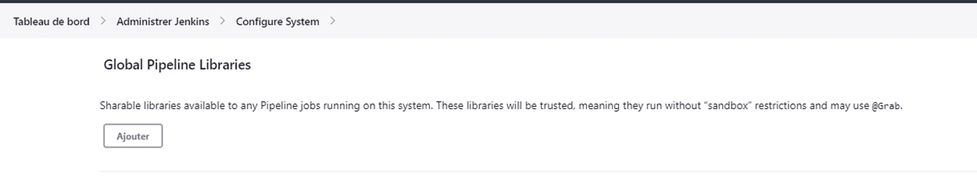 Global Pipeline Libraries